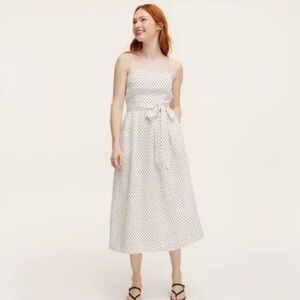 NWT Kate Spade New York x Target Polka Dot Tie Waist Midi Dress Size Large